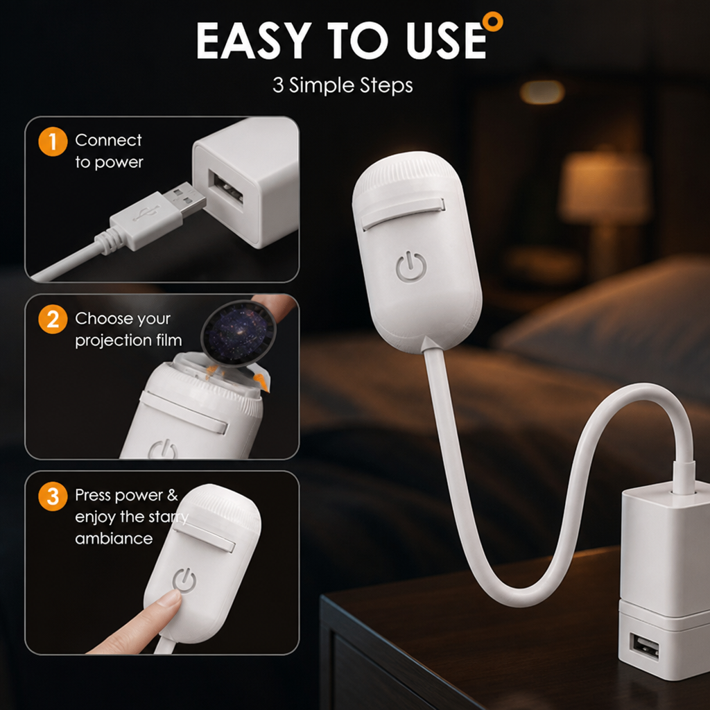 CelestiGlow™ — Transformez Vos Nuits en une Évasion Étoilée Apaisante