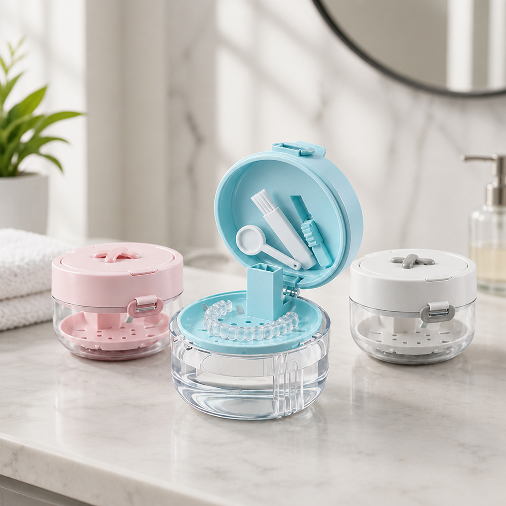 ClearGlide™ — Entretien des appareils orthodontiques sans effort qui vous garde frais, propre et prêt à partir