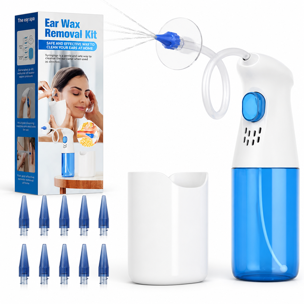 ClearStream™ — Transformez vos soins des oreilles en un rituel apaisant et rafraîchissant