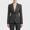 Blazer Femme Ajusté Élégant Structuré