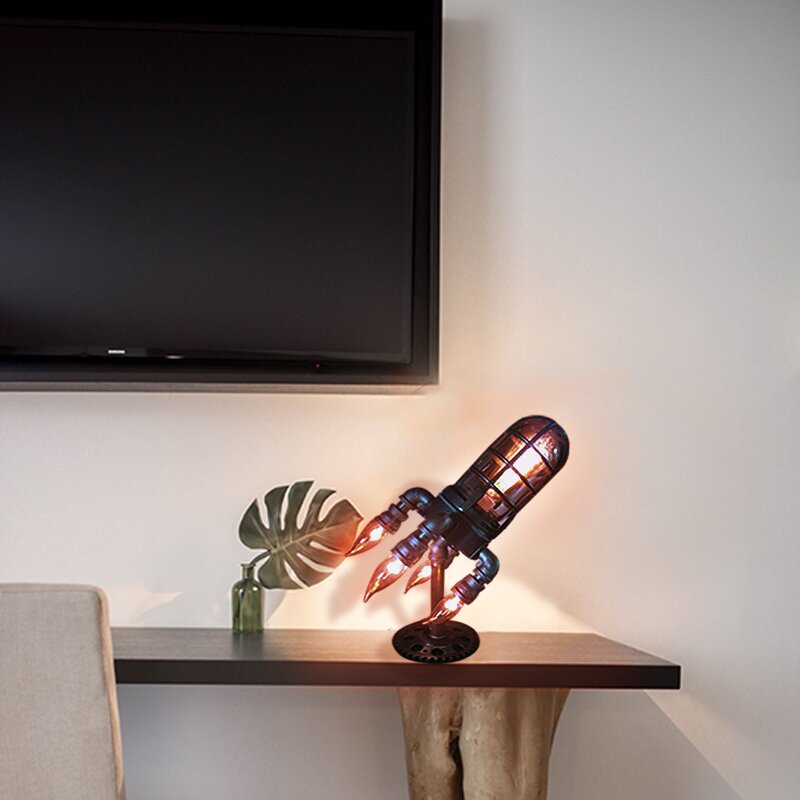 Lampe Fusée Steampunk