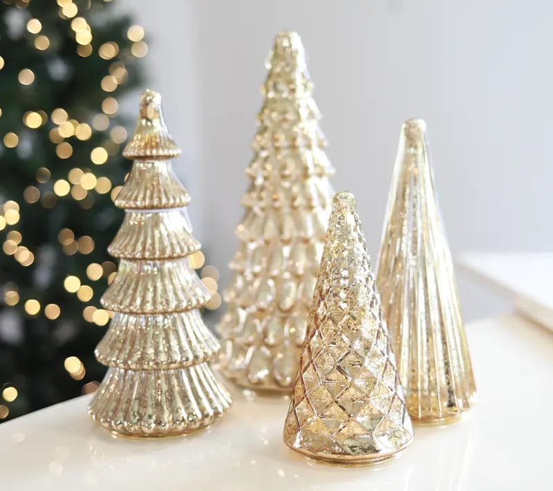 GlowTrees | Ensemble d'Arbres de Noël en Cristal