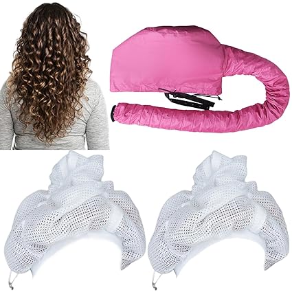 Bonnet de Séchage Portable - Bonnet de Cheveux Bouclés