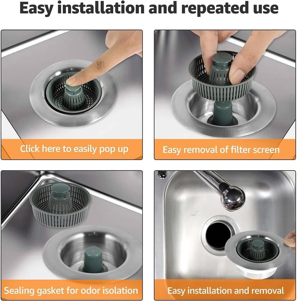Nouveau Filtre de Drain de Lavabo Amélioré