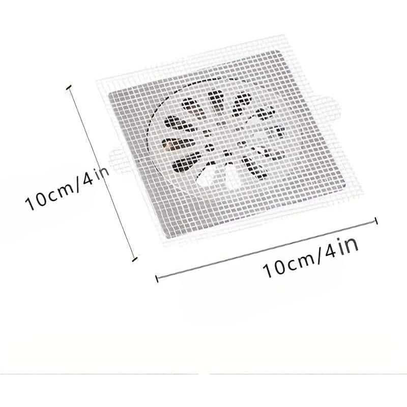 Autocollants de Couverture de Drain Jetables – Attrape Cheveux & Bloque Insectes