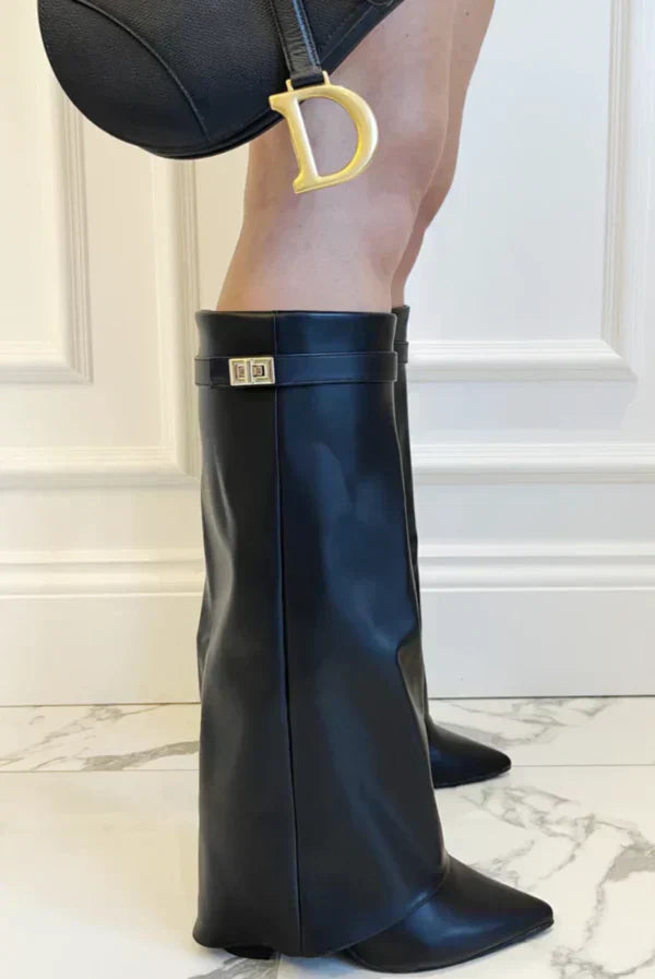 Bottes à Talons Elevare™ avec Pantalon — Entrez avec Confiance dans la Chaleur et un Style Inarrêtable