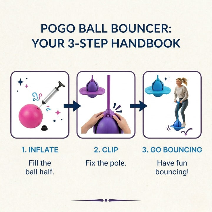 Balance Bounce Ball – Convient aux enfants et aux adultes – Coordination, exercice et amusement pour une utilisation à domicile