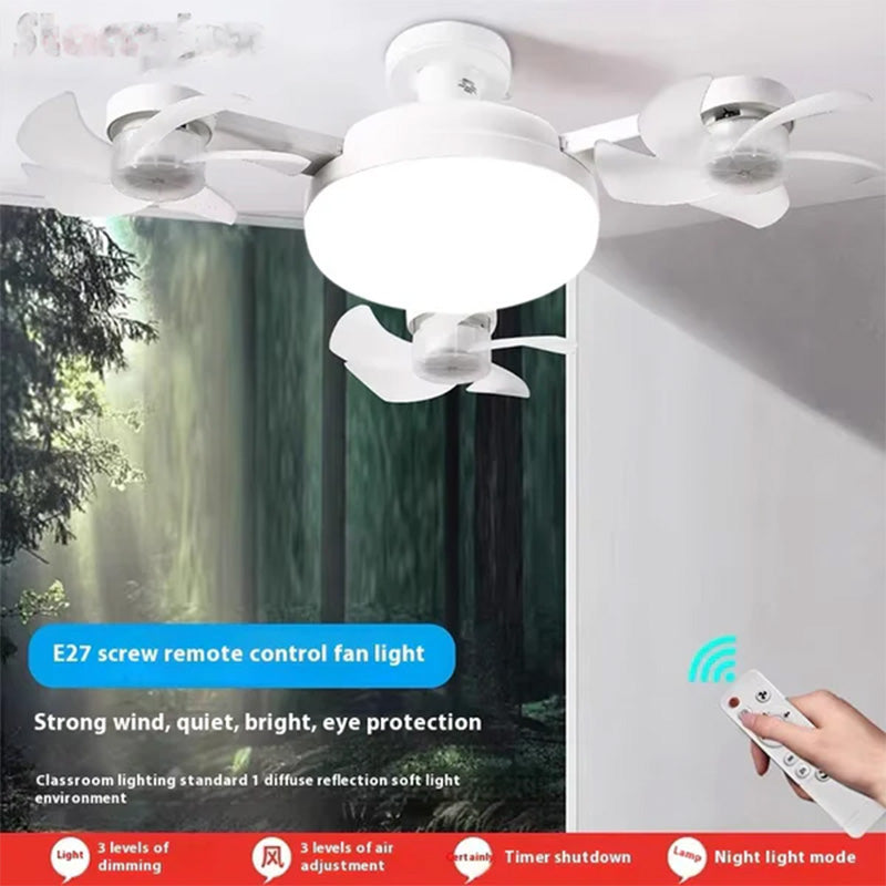 AeroLume™ — Transformez Votre Espace avec une Brise Silencieuse et un Contrôle de Lumière Éclatant