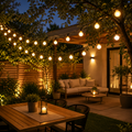 Guirlande Lumineuse Solaire pour Jardin Terrasse et Balcon