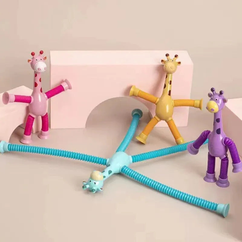 GiraffeStretch – Jouet de Suction Télescopique Amusant