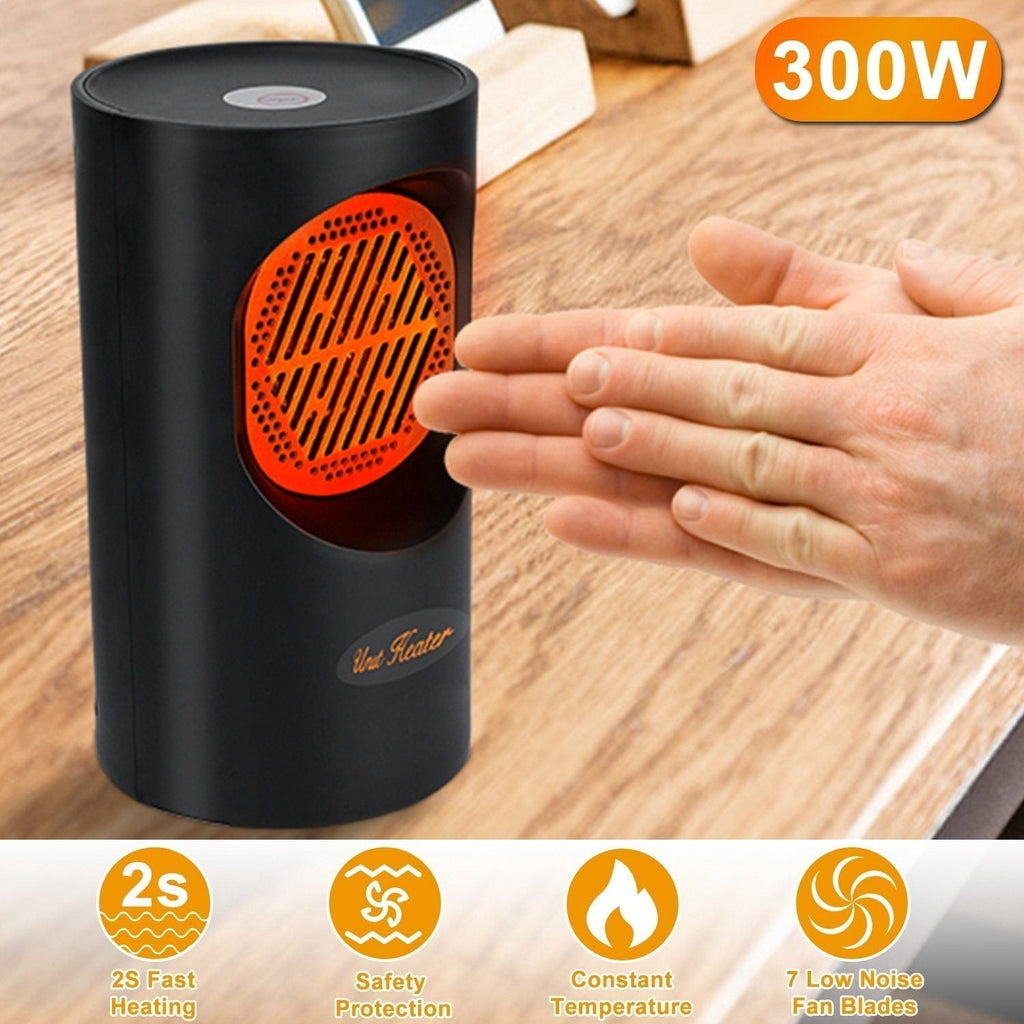 Mini Chauffage Électrique 300W – Chauffage Portable Compact