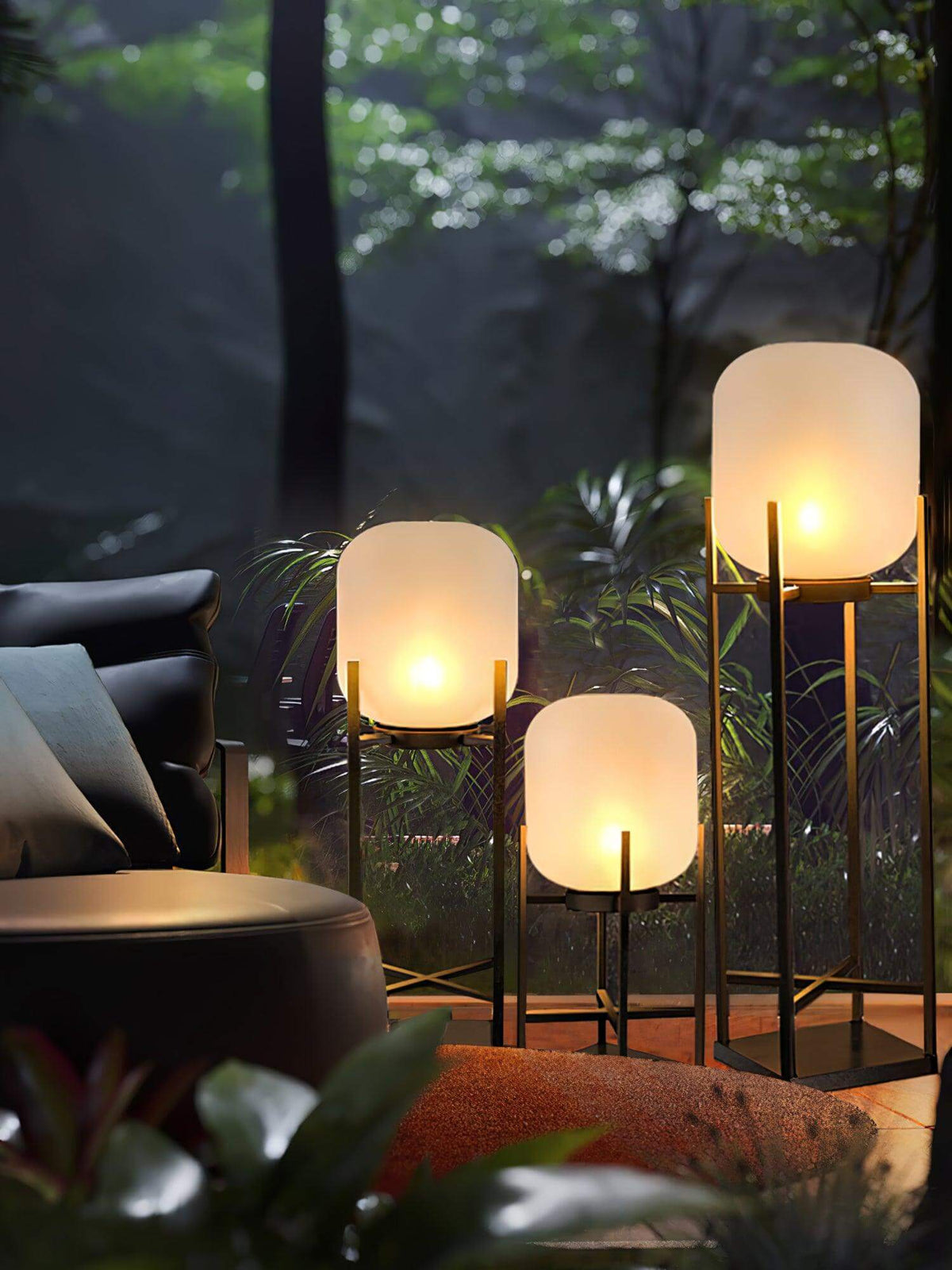 Lampe Solaire de Sol pour Extérieur – Éclairage Ambiant Durable pour Jardin et Terrasse