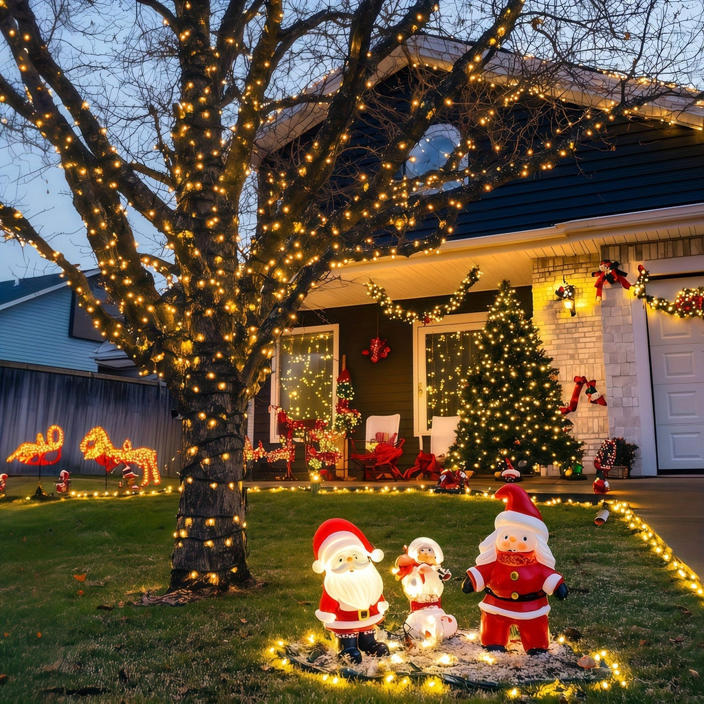 Éclairage de Noël Magique – Professionnel & Étanche