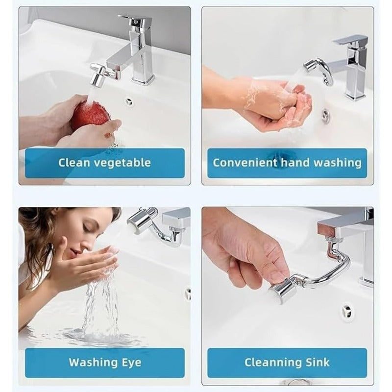 AquaTwist 1440° Extenseur de Robinet Rotatif