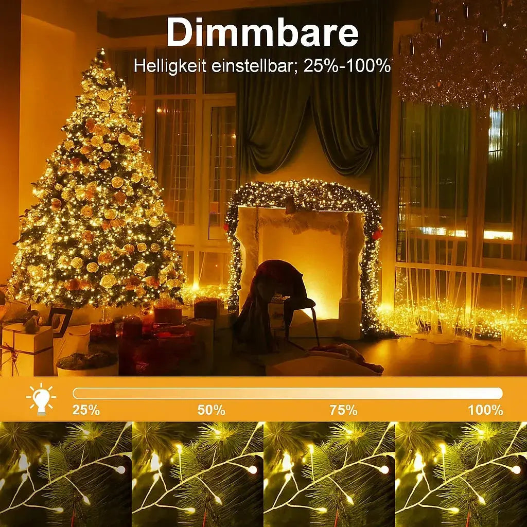 Guirlande LED en fil de cuivre – 9 mètres