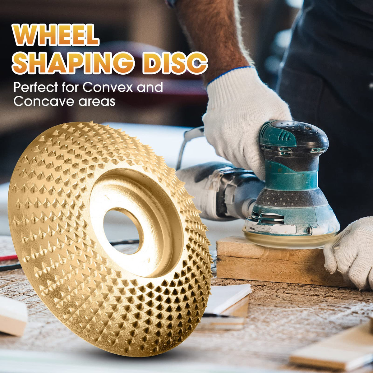 Disque de Meulage et de Sculpture en Bois avec Disque en Carbure de Tungstène