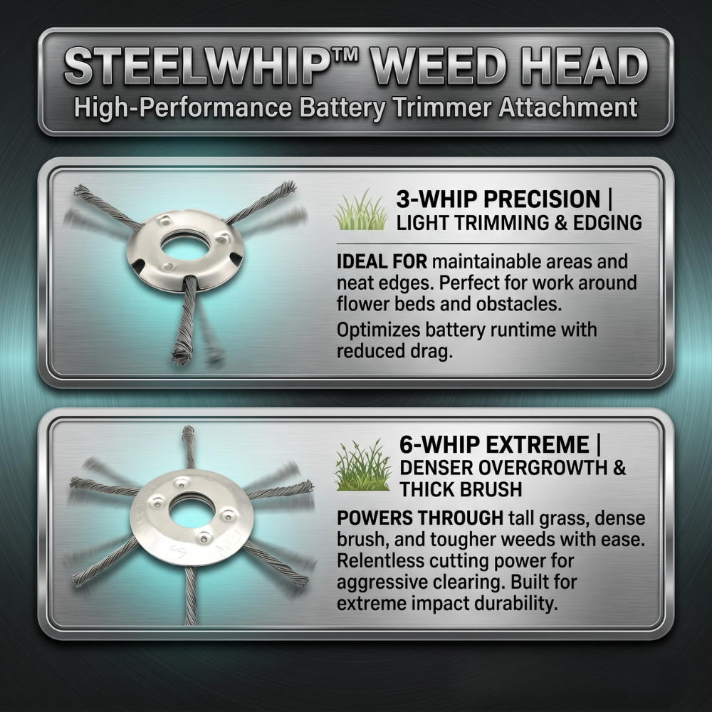 Tête de Désherbage SteelWhip