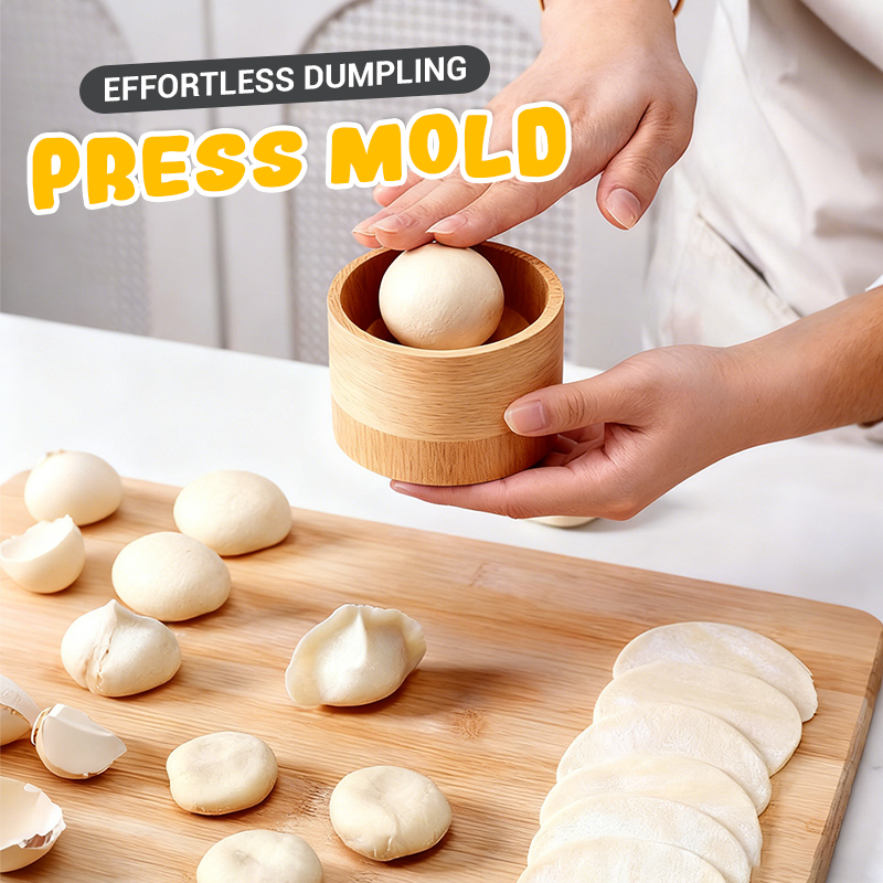 Fabricant de Raviolis | Presse à Pâte en Bois | Surface Antiadhésive | DumpliForm