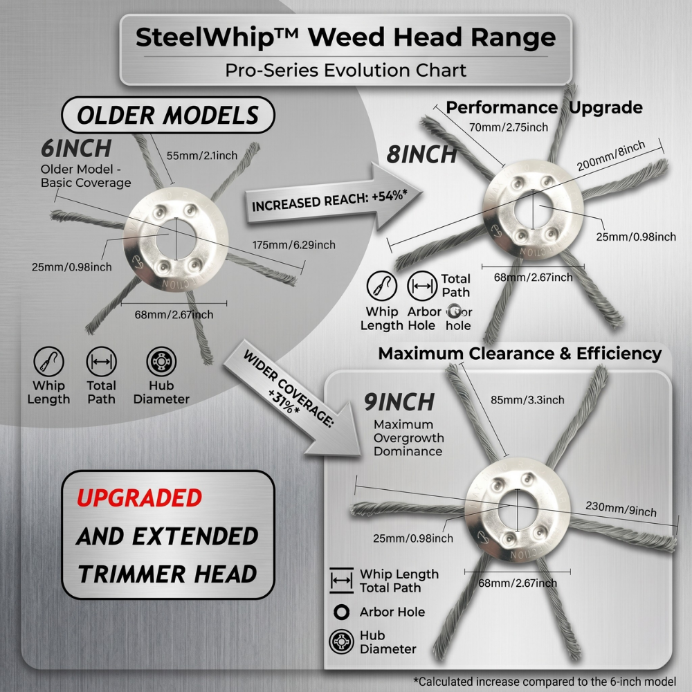 Tête de Désherbage SteelWhip