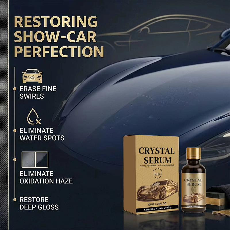 Crystal Serum™ — Éveillez un Éclat Éblouissant et une Armure de Peinture Incassable