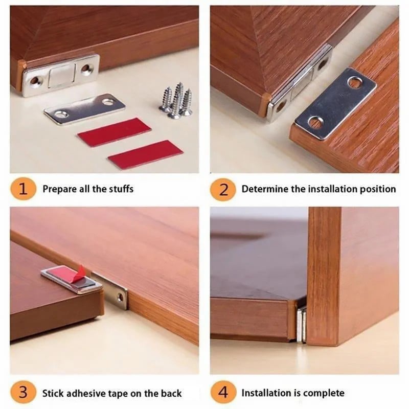 Magnets de porte de cabinet invisibles