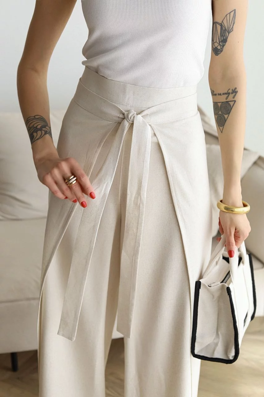 Lina™ – Pantalon en lin à coupe ample