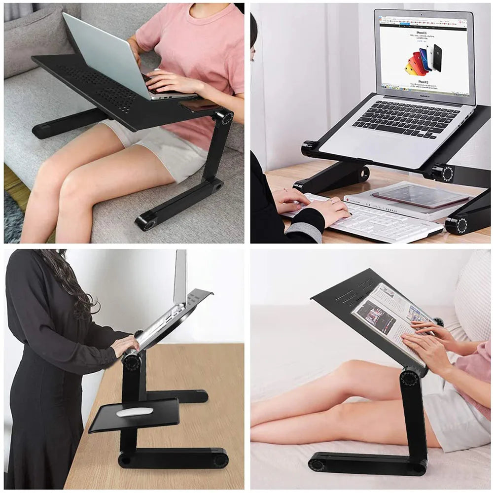 Support Ergonomique de Portable Ajustable à 360° pour la Productivité