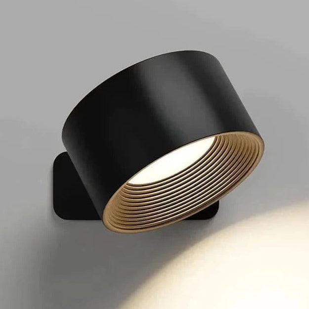 Lampe Murale Polyvalente 360° - Sans Fil, Rechargeable par USB & Luminosité Ajustable