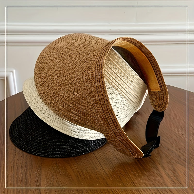 Casquette de Soleil Pliable pour Femmes avec Large Bord – Légère & Protection UV