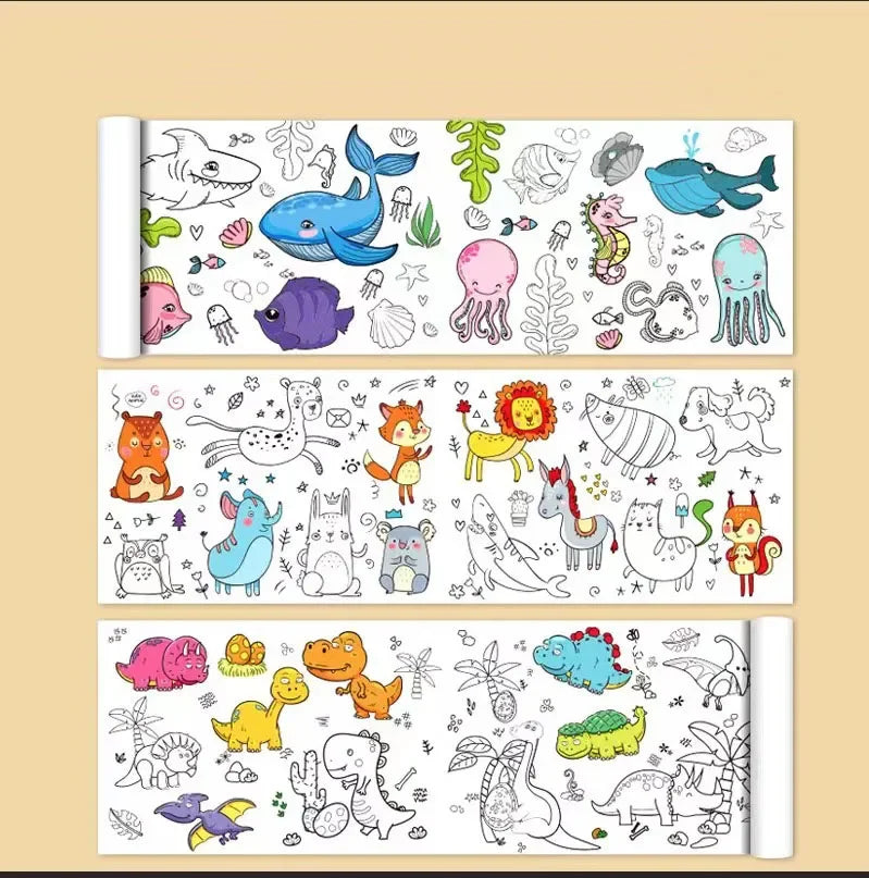ArtBound™ Rouleau de Papier à Dessin — Libérez une Créativité Illimitée Sans Désordre ni Stress