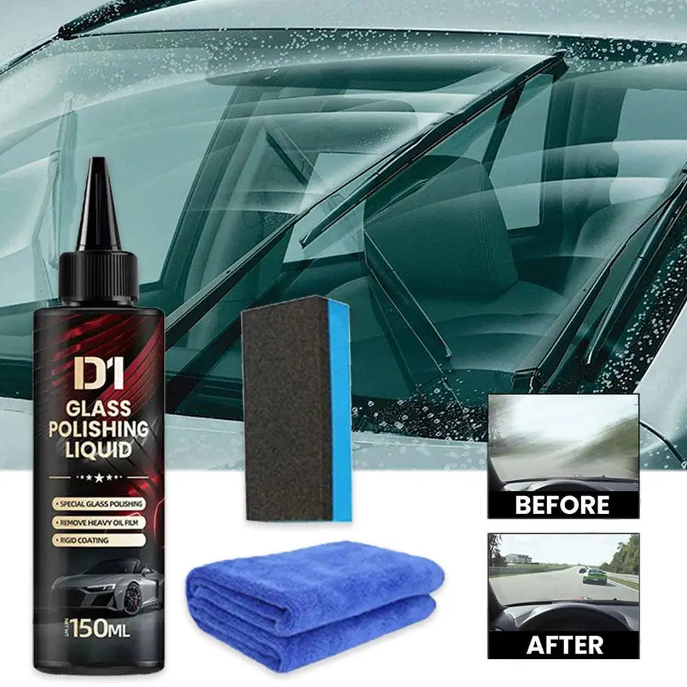 ClariShine™ Liquide de Polissage — Révélez un Verre Impeccable et Cristallin qui Rend Chaque Conduite Plus Sûre