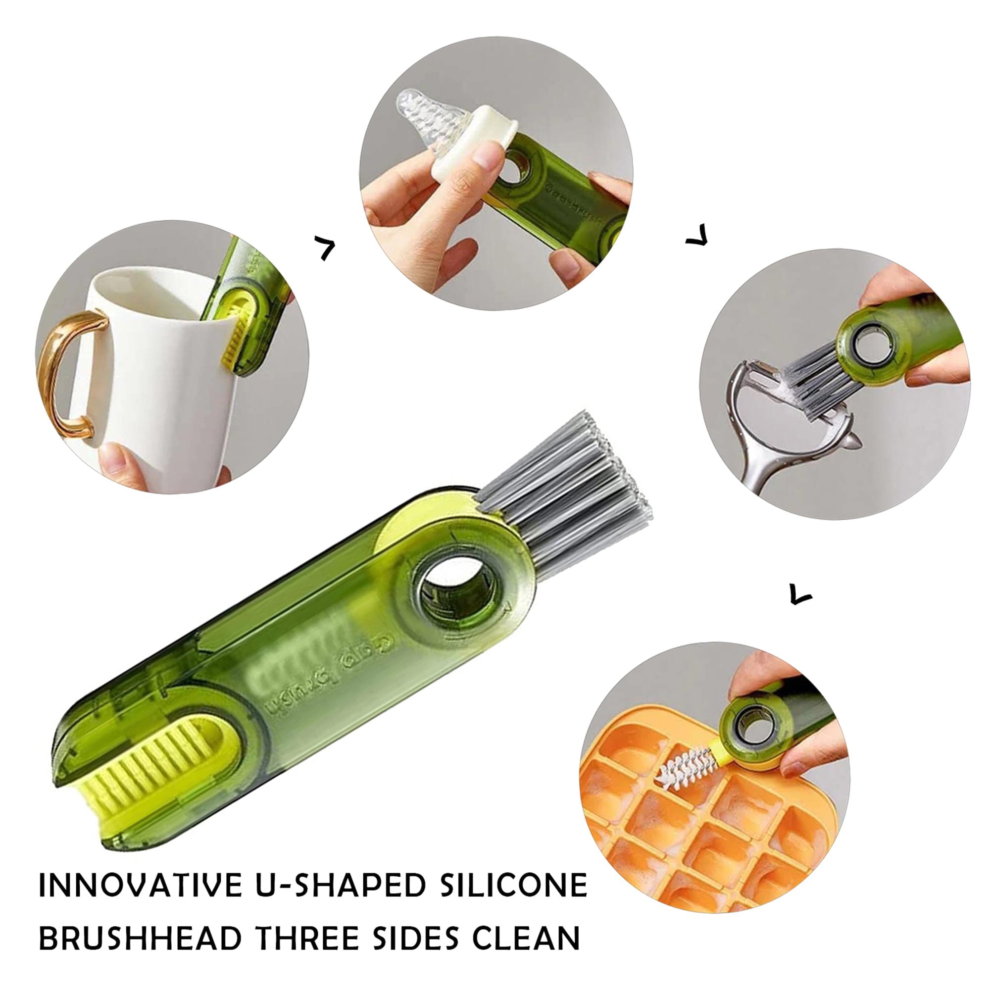Brosse à Bouteille en U Multitrust 3 en 1
