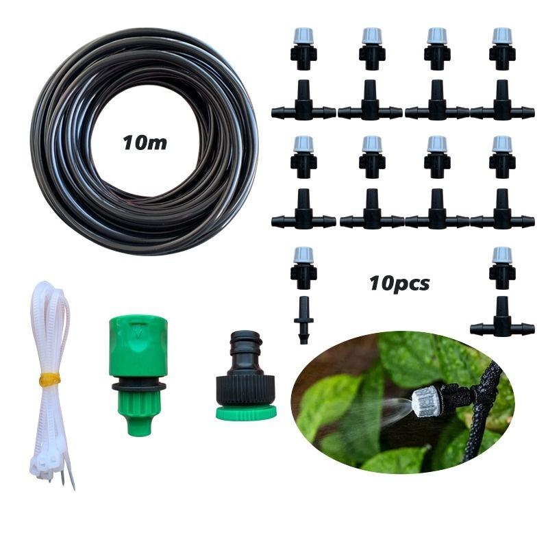 AquaGrow - Système d'irrigation par aspersion - Set de goutte et de brouillard DIY de 10M
