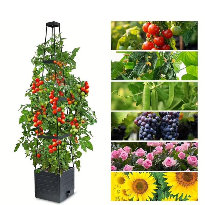 VertiBloom™ Tower — Transformez Votre Espace en Une Oasis de Jardin Luxuriante et Élevée