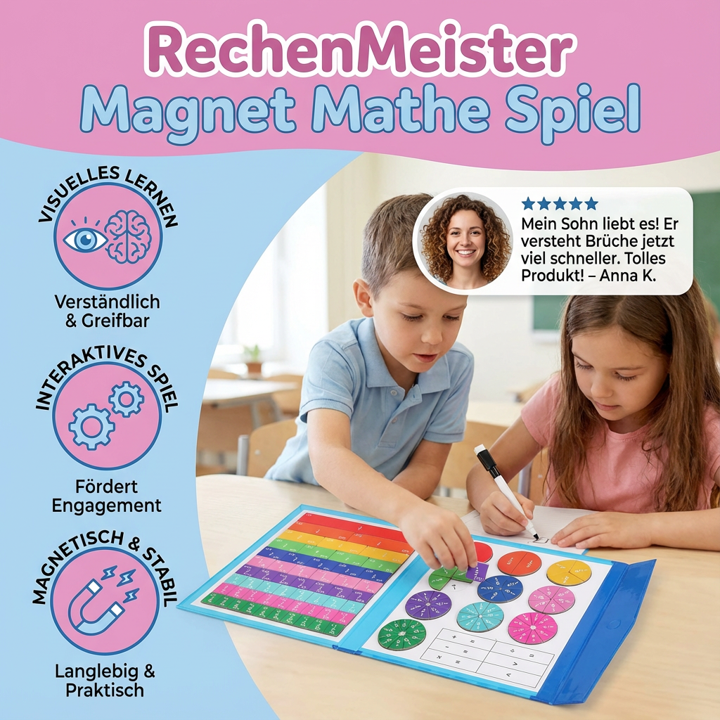 Jeu de Mathématiques Magnétiques RechenMeister