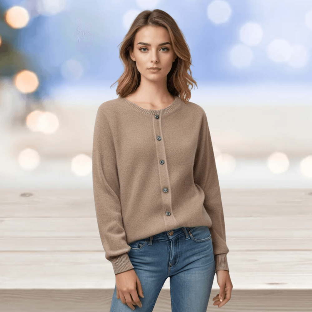 Cardigan Femme avec Col en V