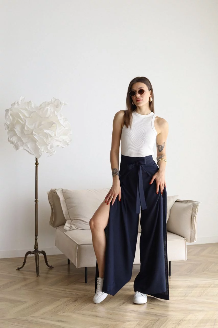 Lina™ – Pantalon en lin à coupe ample