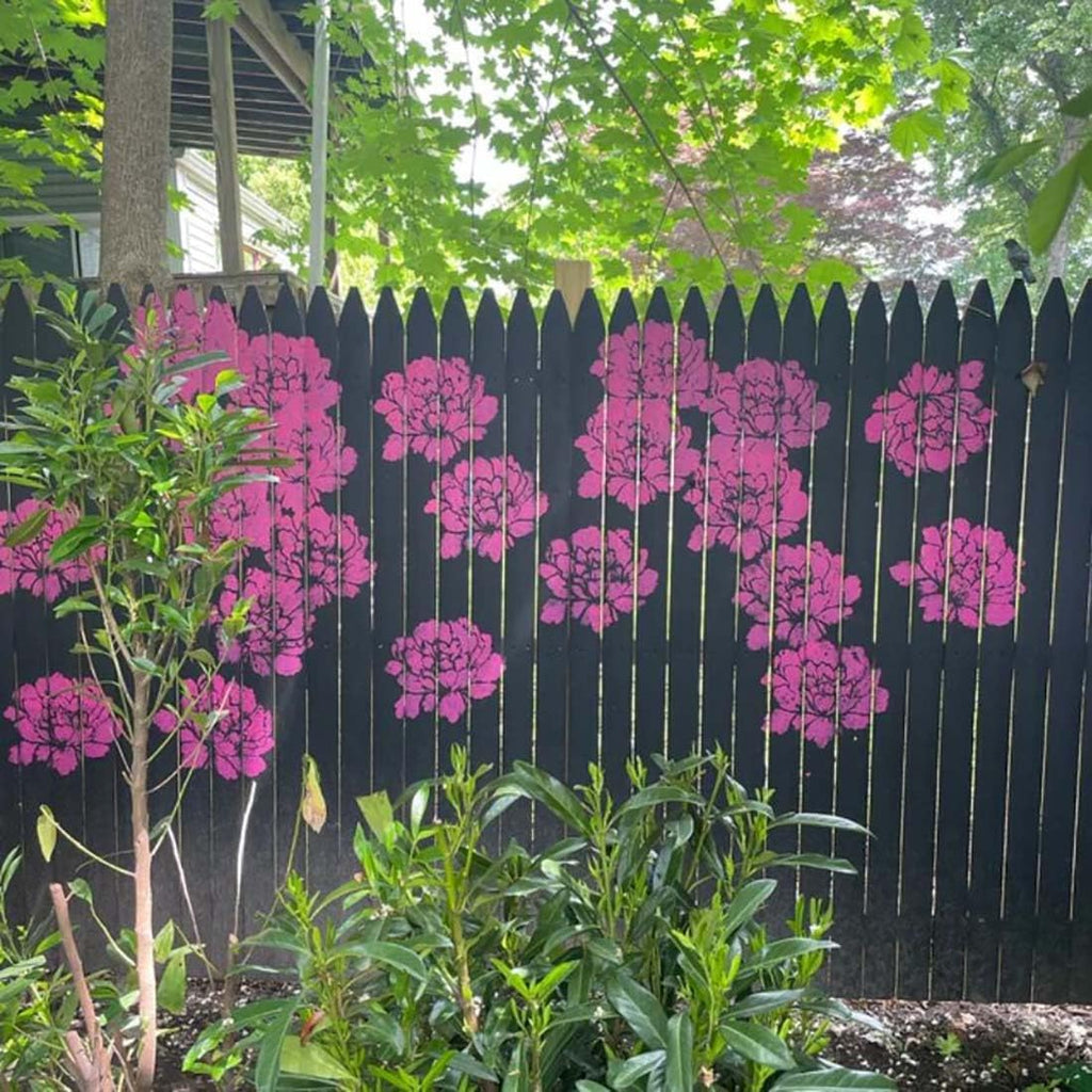 💐 Eptchn Clôture de Jardin Grands Pochoirs de Fleurs🌻Décoration DIY BloomTrace