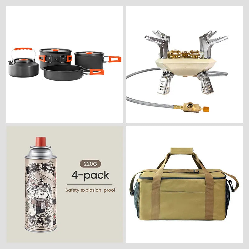 Kit de Camping Portable FlameMaster