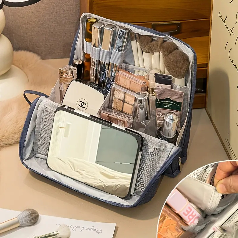 Lunette - Trousse de maquillage de voyage organisée