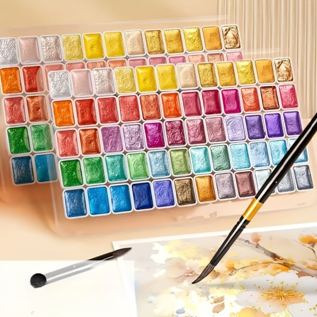Artisyn - Ensemble de Peinture Aquarelle Iridescente