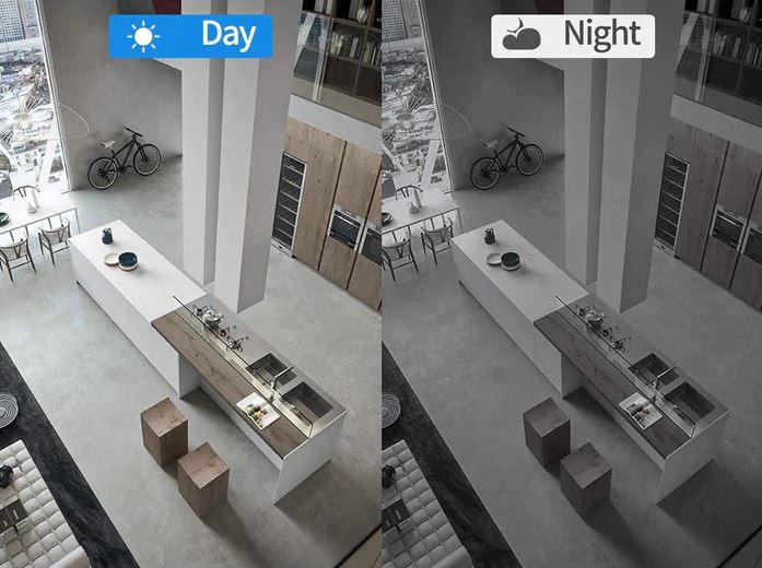Caméras Mini WiFi 1080P - Pack Double avec Angle Large de 140 Degrés, Vision Nocturne & Détection de Mouvement