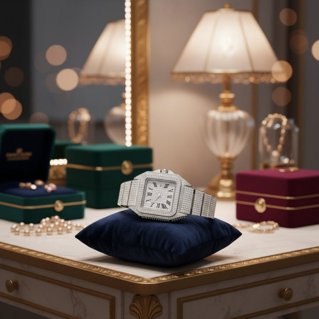 Montre Femme - Design Carré Élégant