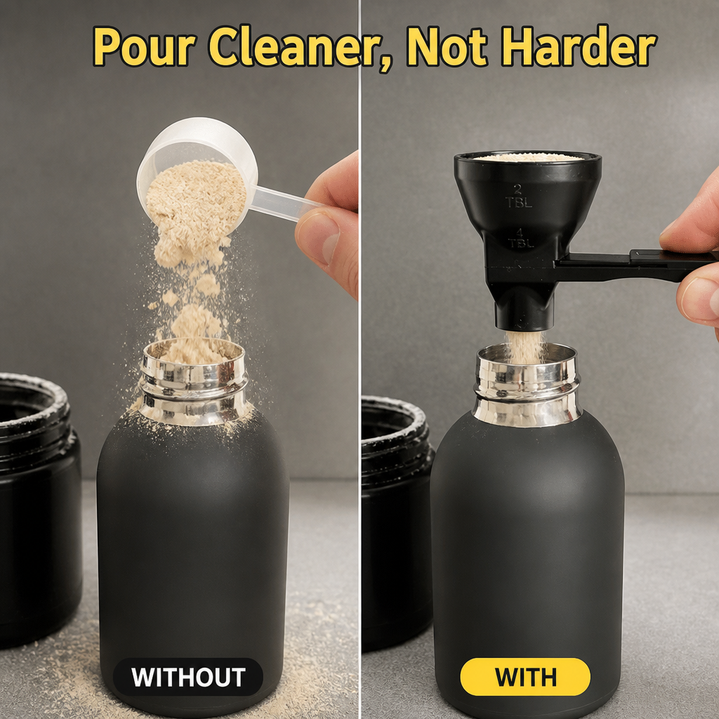 Doseva™ — Pour Parfaitement Chaque Fois Sans Un Seul Renversement