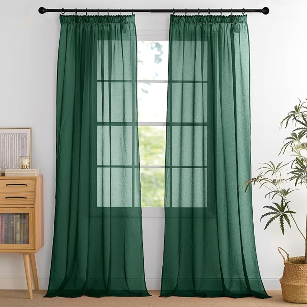 Rideaux - Aspect Lin Transparent