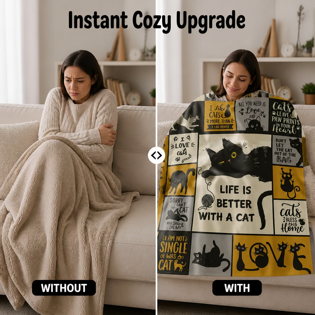 CuddlePelt™ — Enveloppez-vous dans une douceur chaleureuse et joyeuse qui ressemble à un câlin affectueux