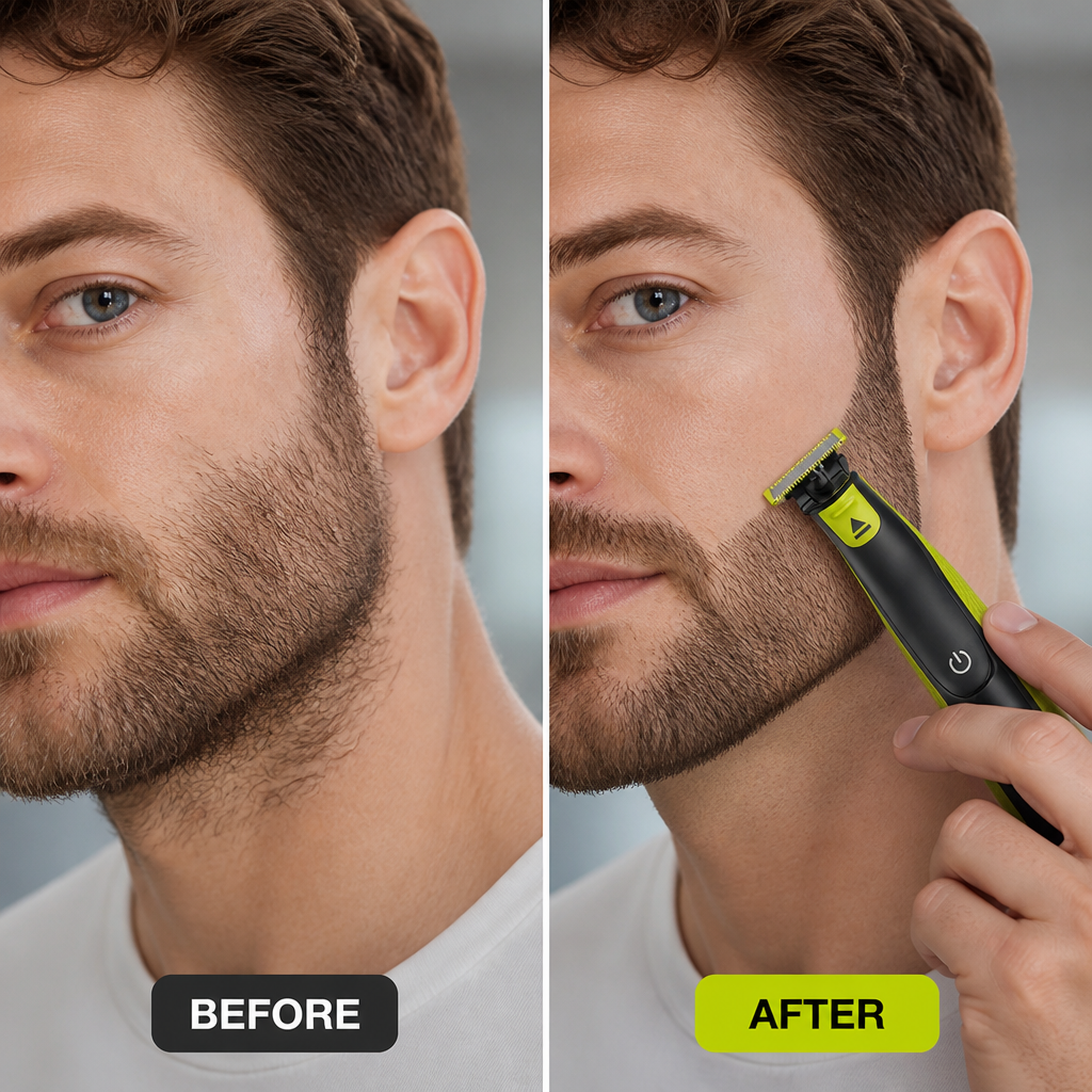 BladeContour™ — Glissez à travers le toilettage avec une précision sans effort et sans danger pour la peau