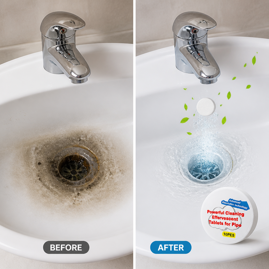 AquaPulse™ — Restaurez un Écoulement Rapide et Éliminez Instantanément les Odeurs de Drain
