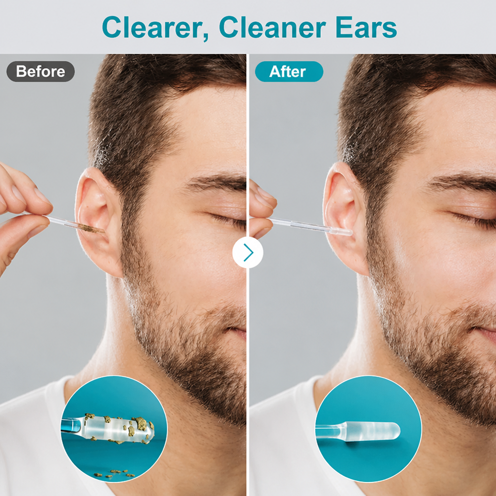 Earlivane™ — Nettoyage des oreilles sans effort qui vous laisse frais et léger chaque jour (24 pièces)