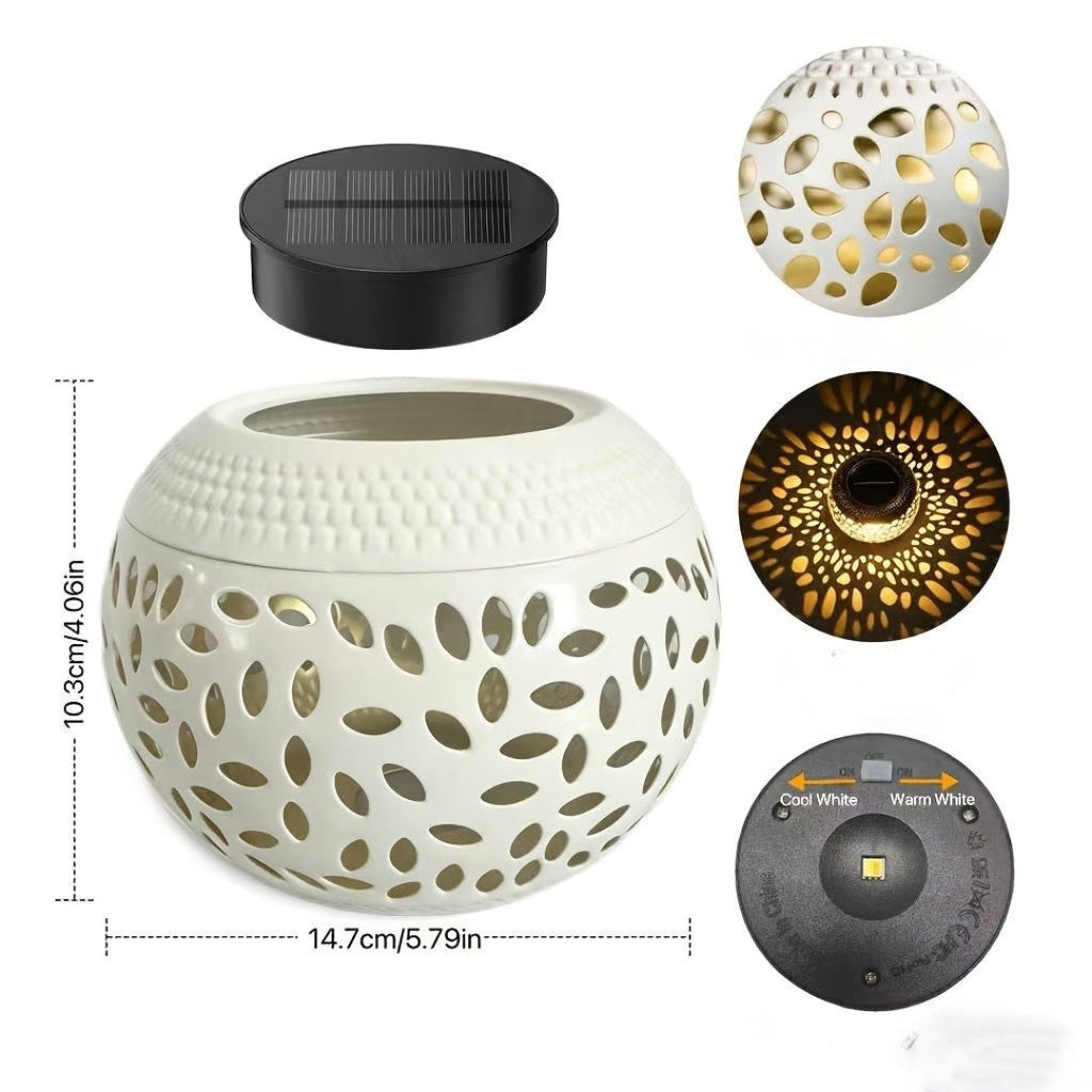 Lampe de Table Solaire d'Extérieur - Lampe Solaire Ambiante pour l'Extérieur